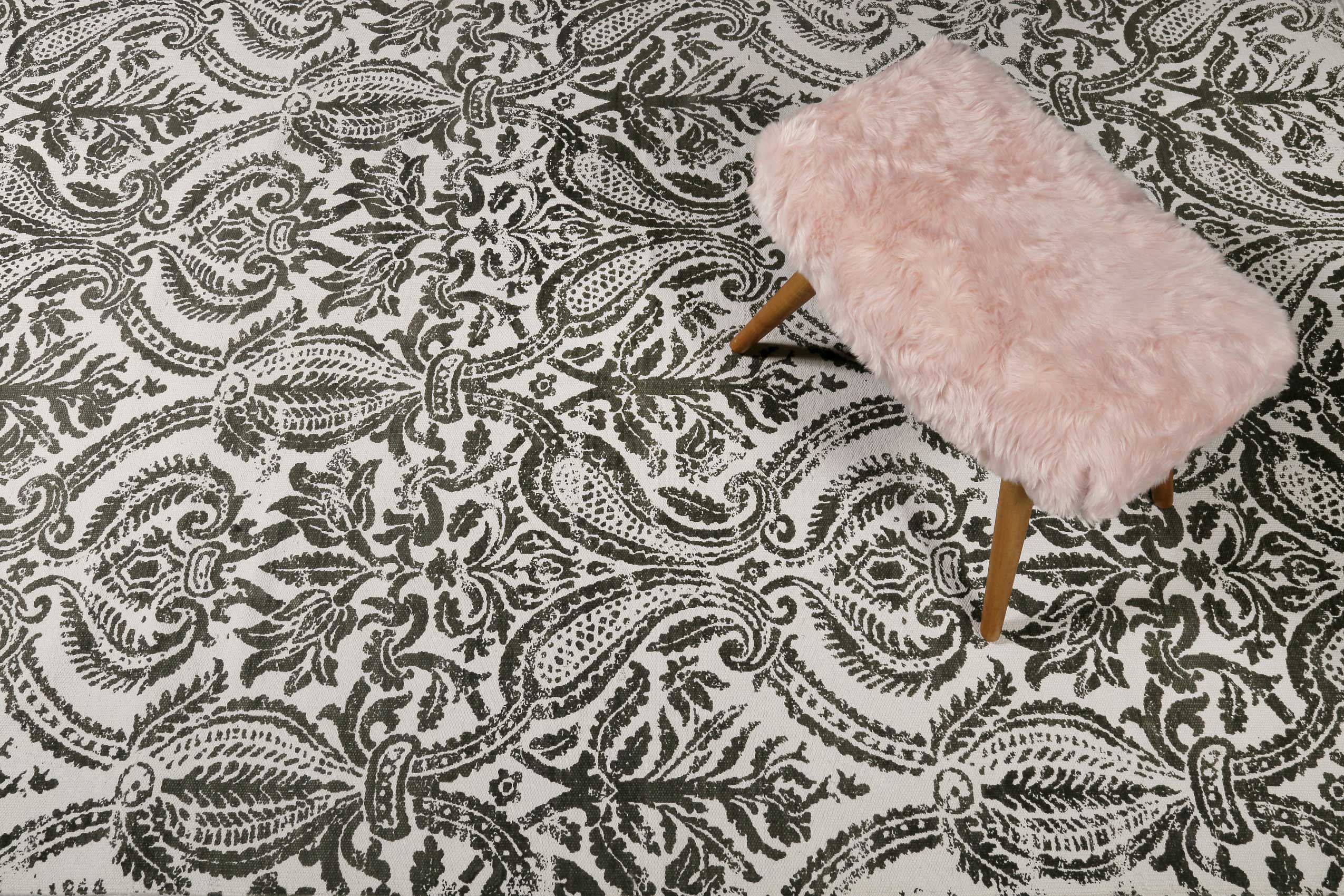 Esprit Kelim Teppich beige grau aus Baumwolle "Arvid"