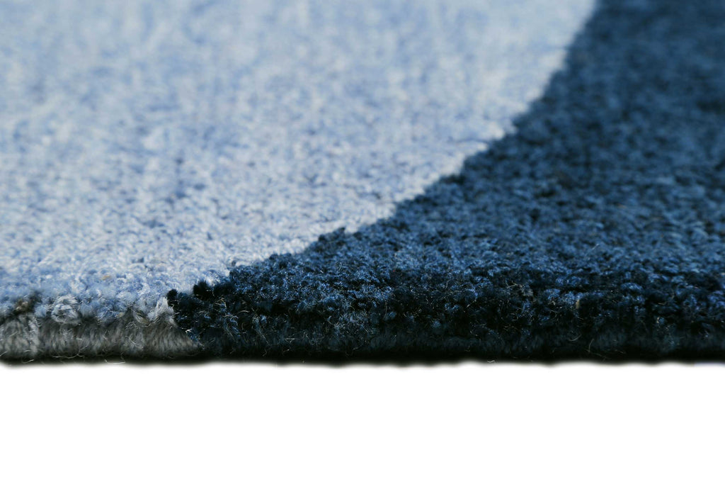 Esprit Kurzflor Teppich Blau "Backup"