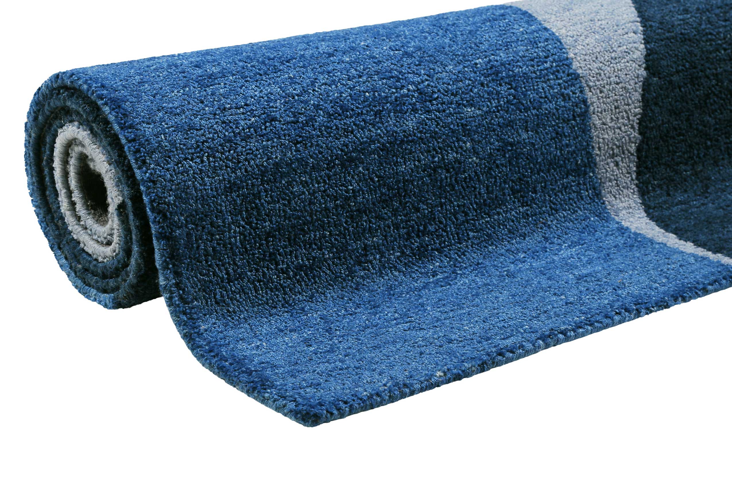 Esprit Kurzflor Teppich Blau "Backup"