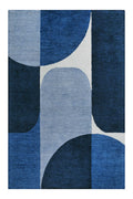 Esprit Kurzflor Teppich Blau "Backup"
