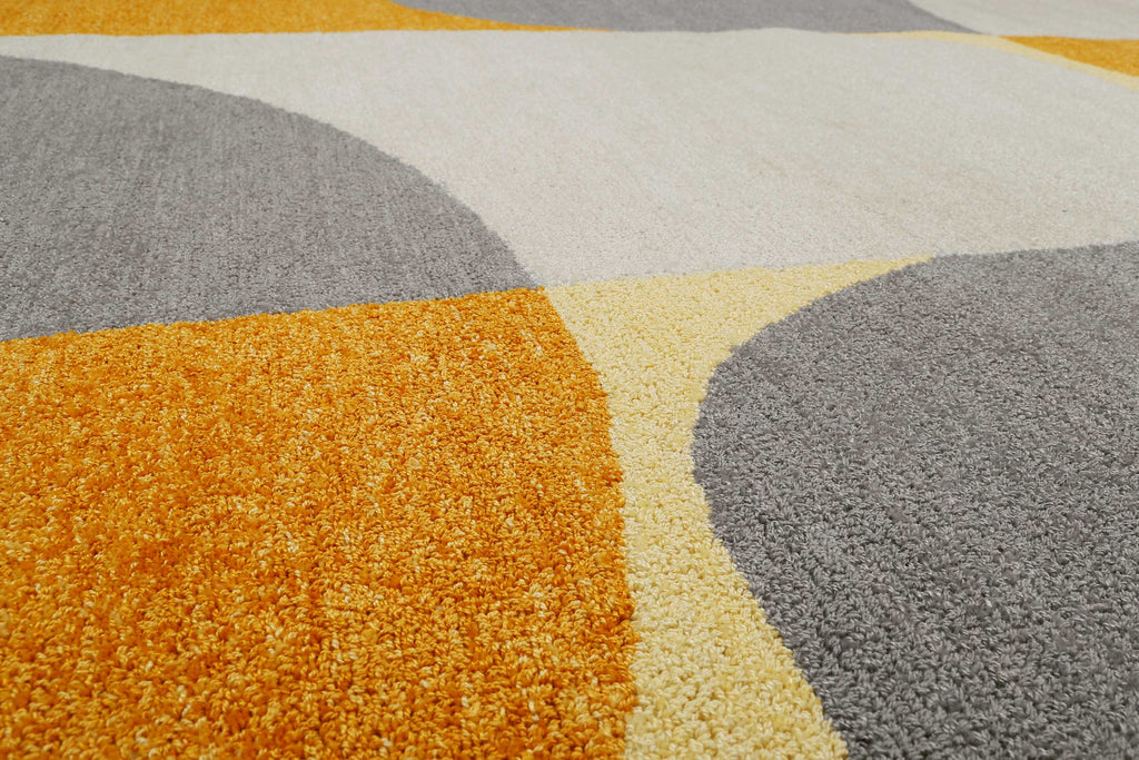 Esprit Kurzflor Teppich Gelb "Backup"