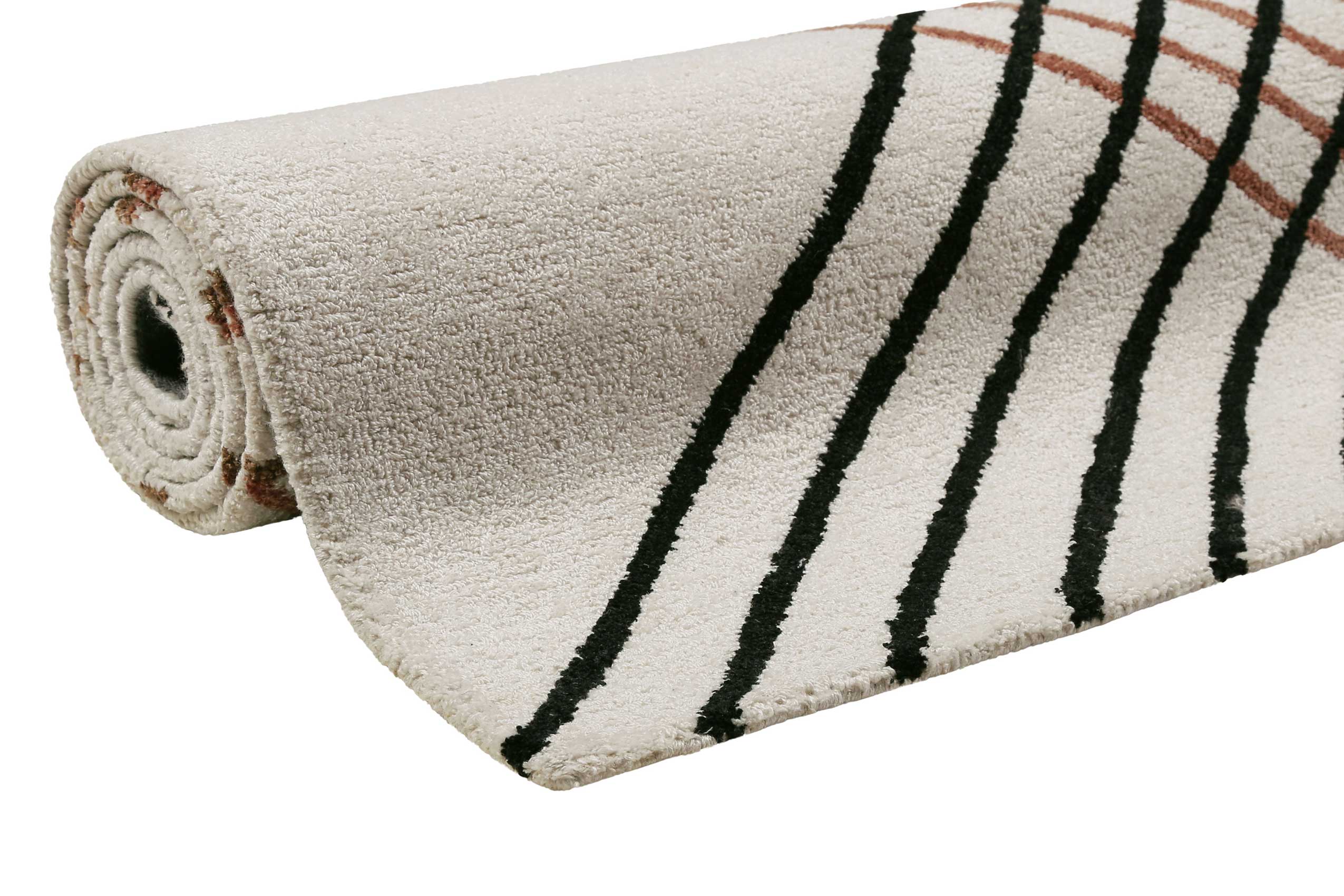 Esprit Kurzflor Teppich Creme Beige "Bass"