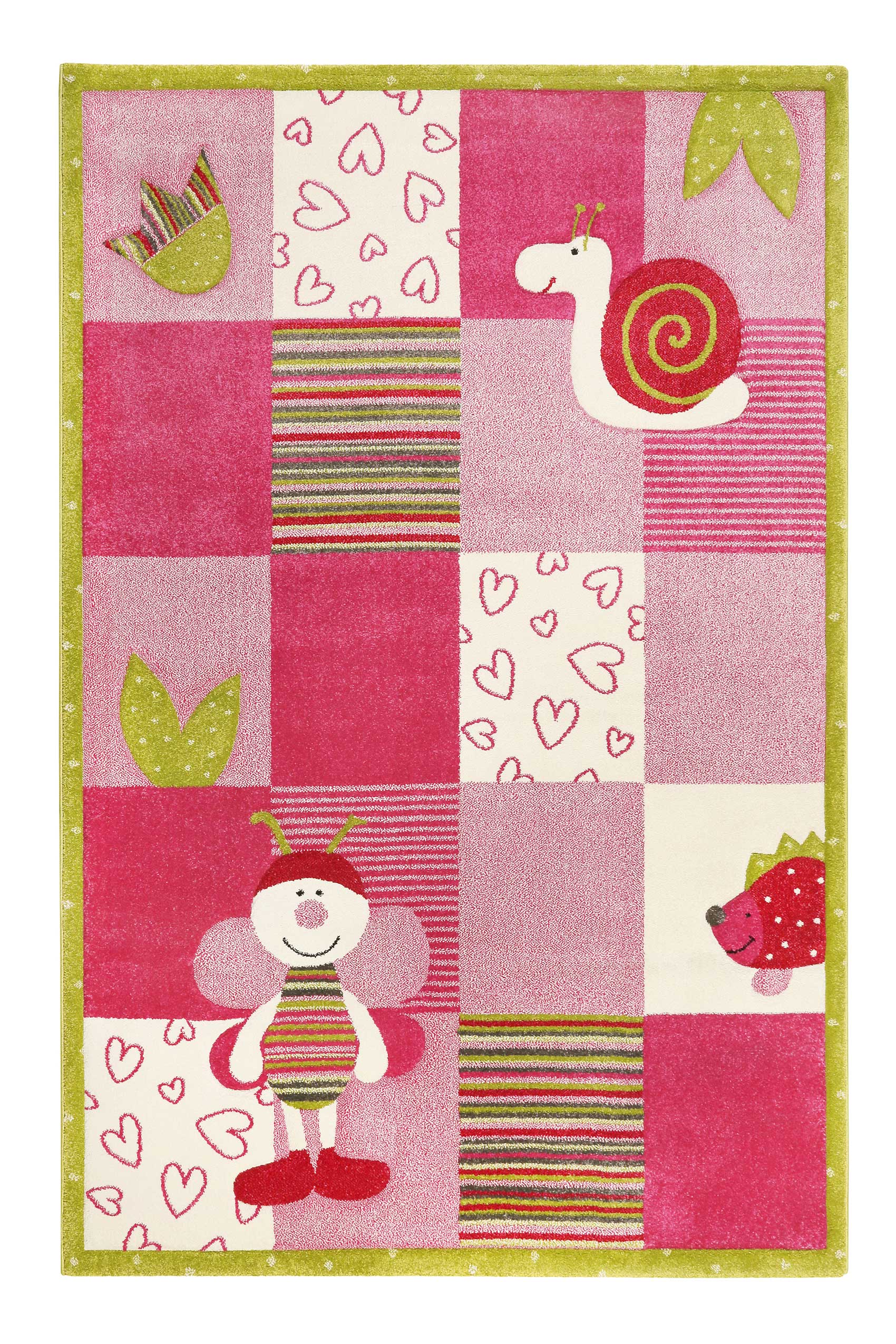 Esprit Kinderteppich Rosa Bunt "Bee 2.0"