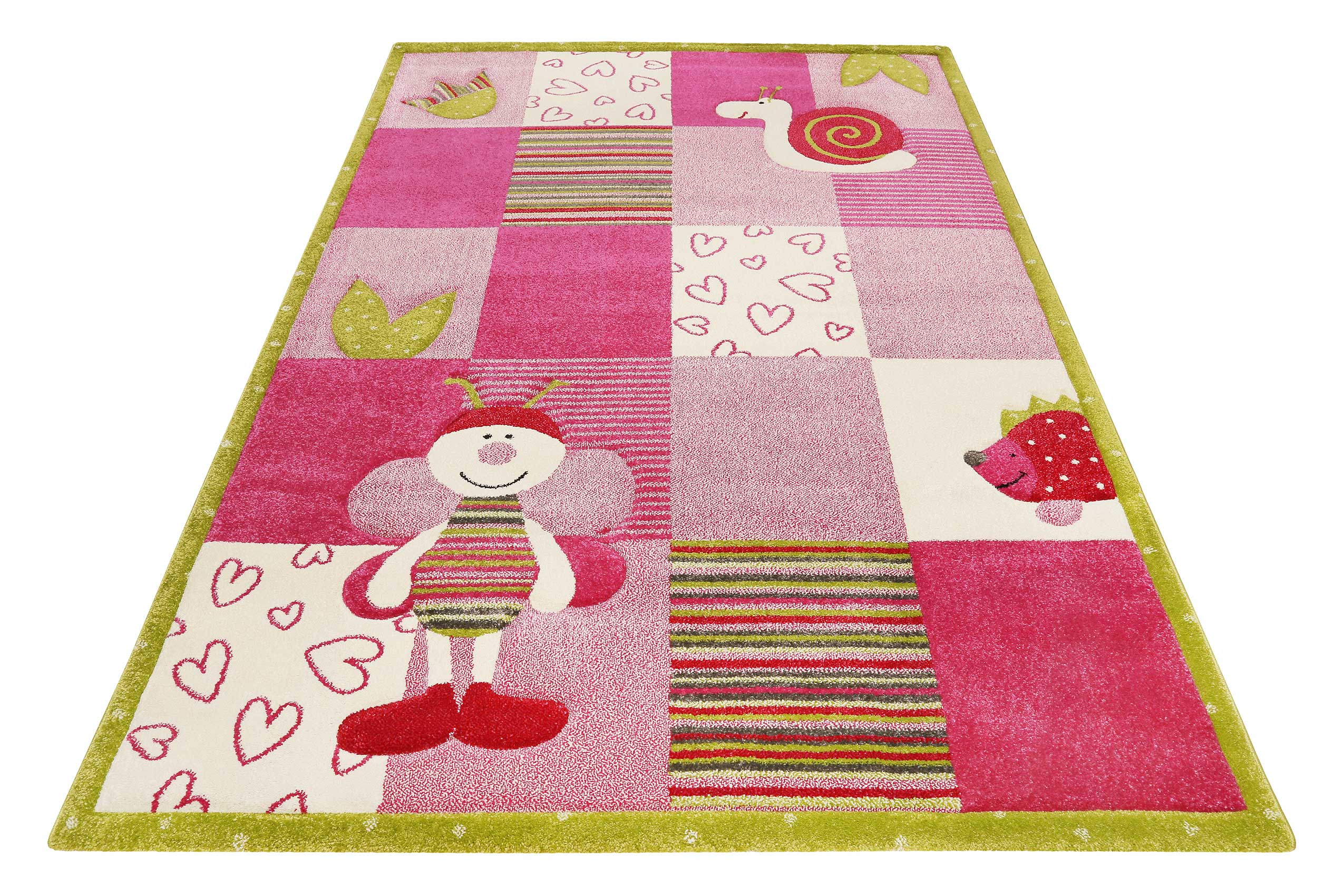 Esprit Kinderteppich Rosa Bunt "Bee 2.0"