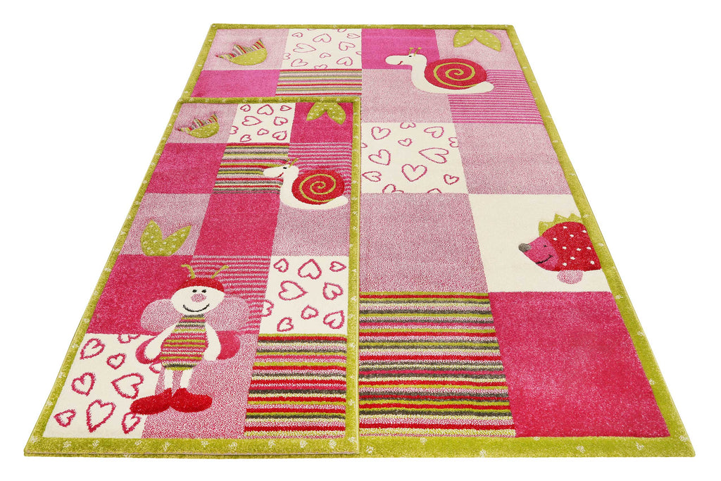 Esprit Kinderteppich Rosa Bunt "Bee 2.0"