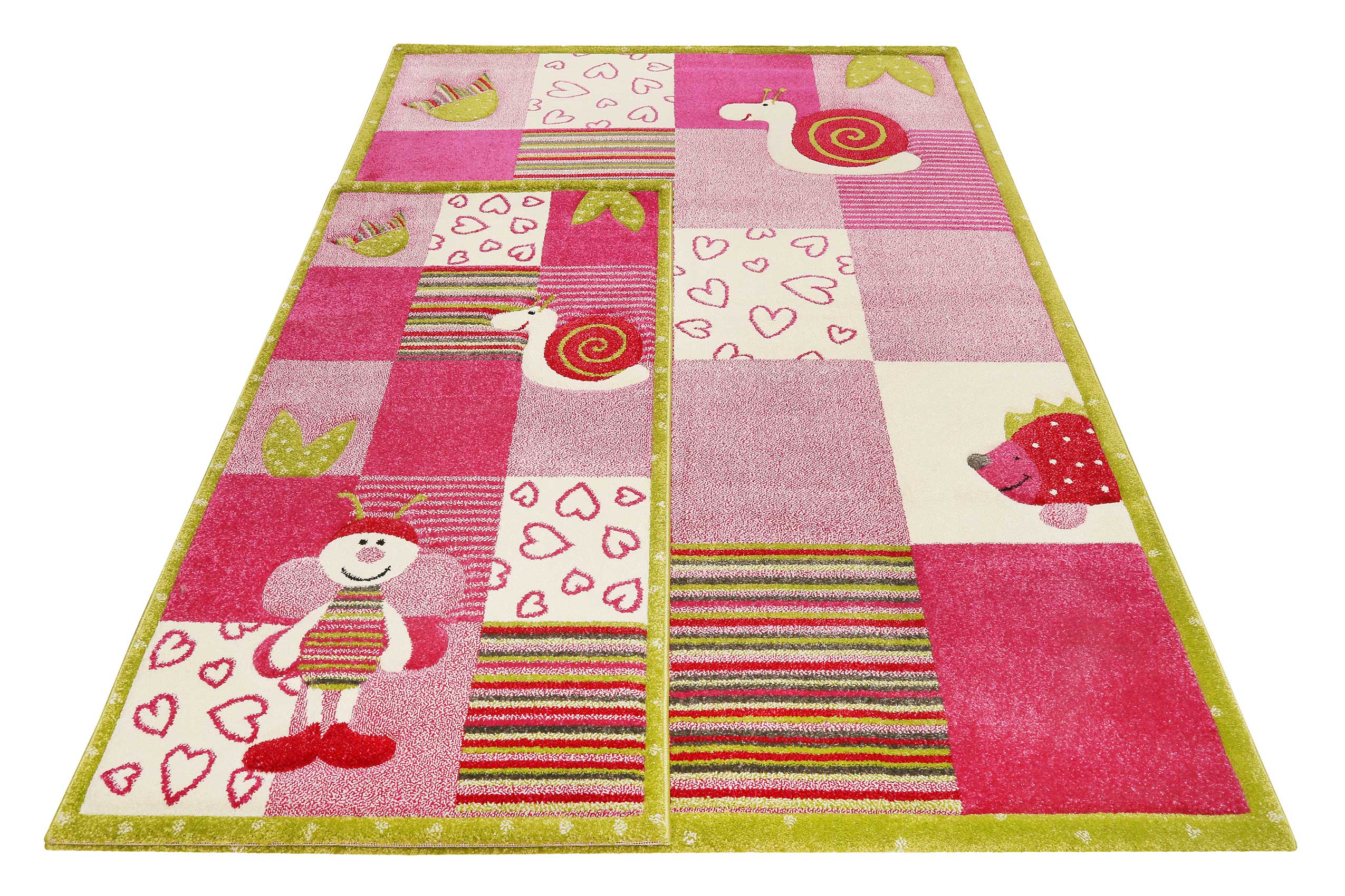 Esprit Kinderteppich Rosa Bunt "Bee 2.0"