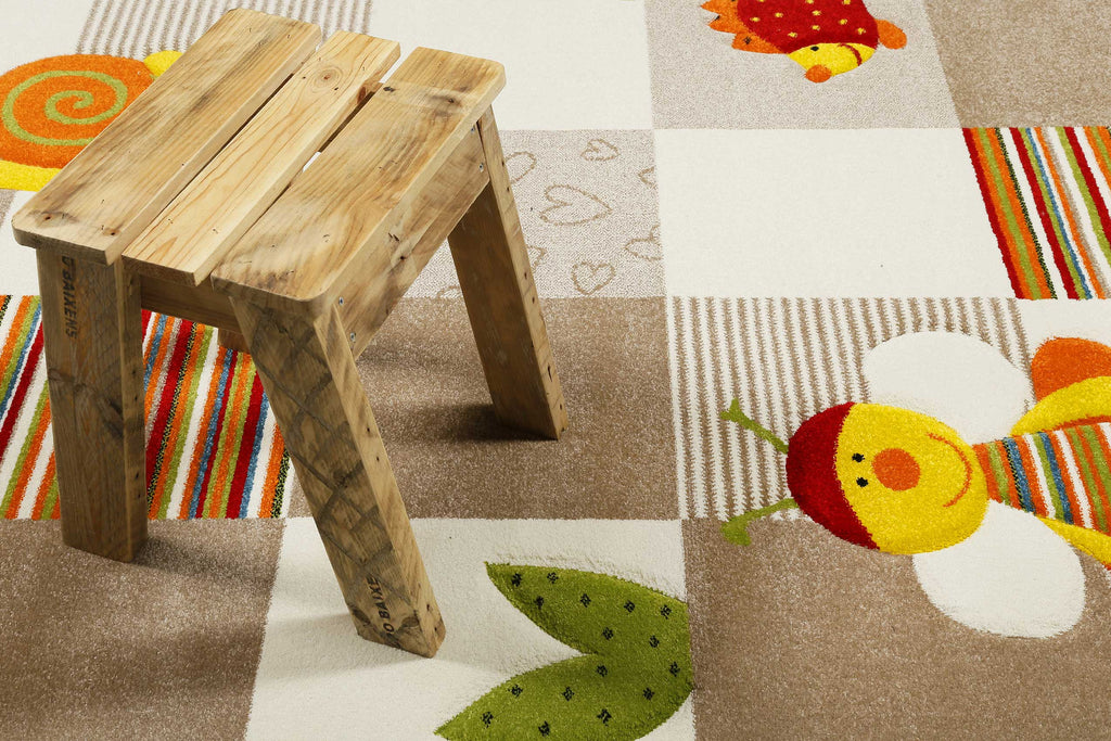 Esprit Kinderteppich Beige Bunt "Bee 2.0"