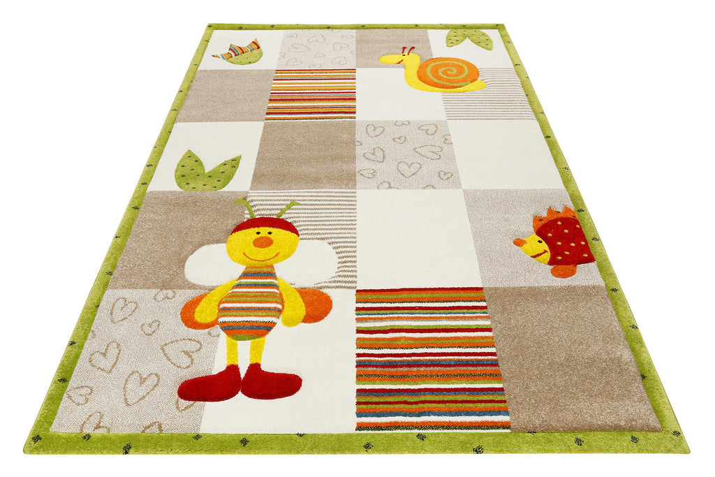 Esprit Kinderteppich Beige Bunt "Bee 2.0"