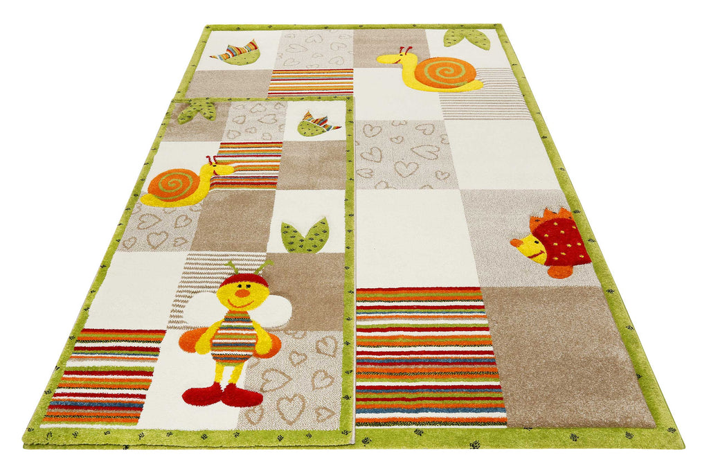 Esprit Kinderteppich Beige Bunt "Bee 2.0"