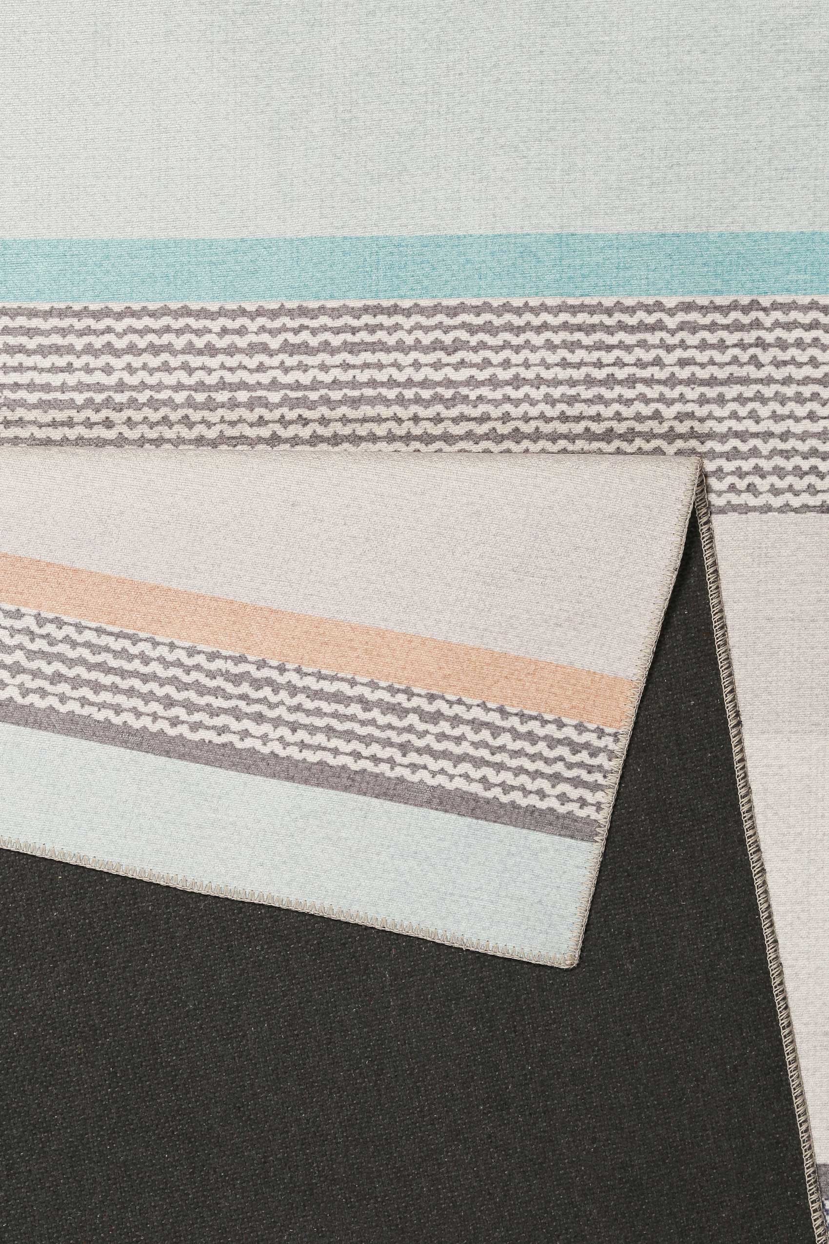 Esprit Teppich Beige Pfirsich Türkis "Ben"