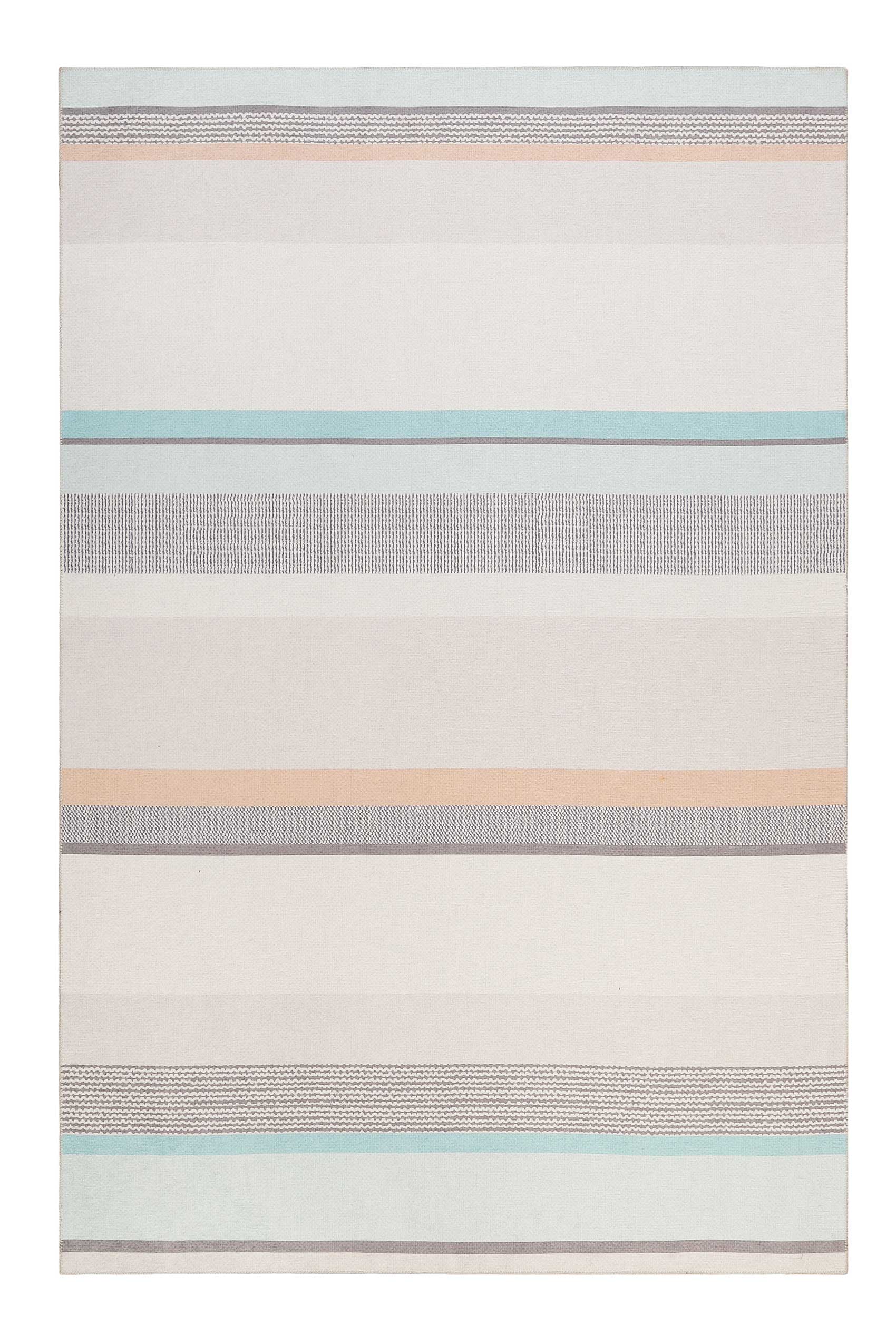 Esprit Teppich Beige Pfirsich Türkis "Ben"