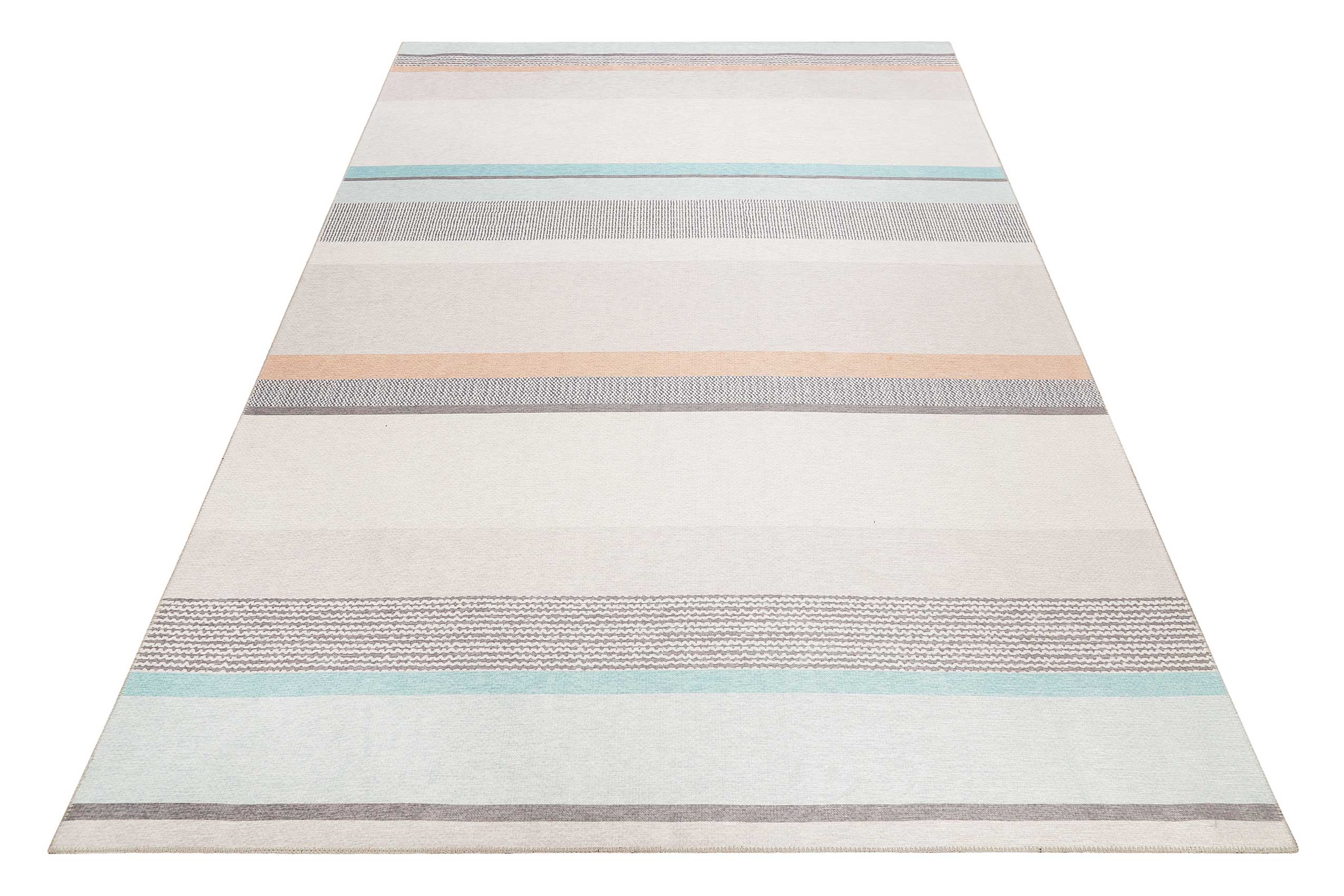 Esprit Teppich Beige Pfirsich Türkis "Ben"
