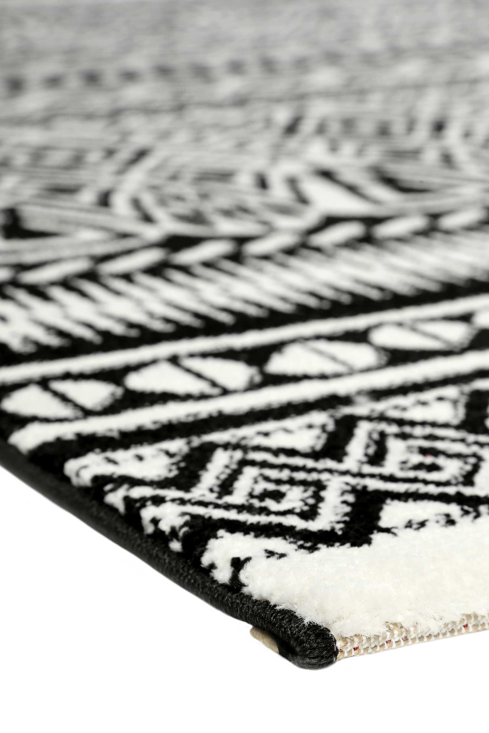Esprit Teppich Schwarz Weiß Kurzflor "Black & White"