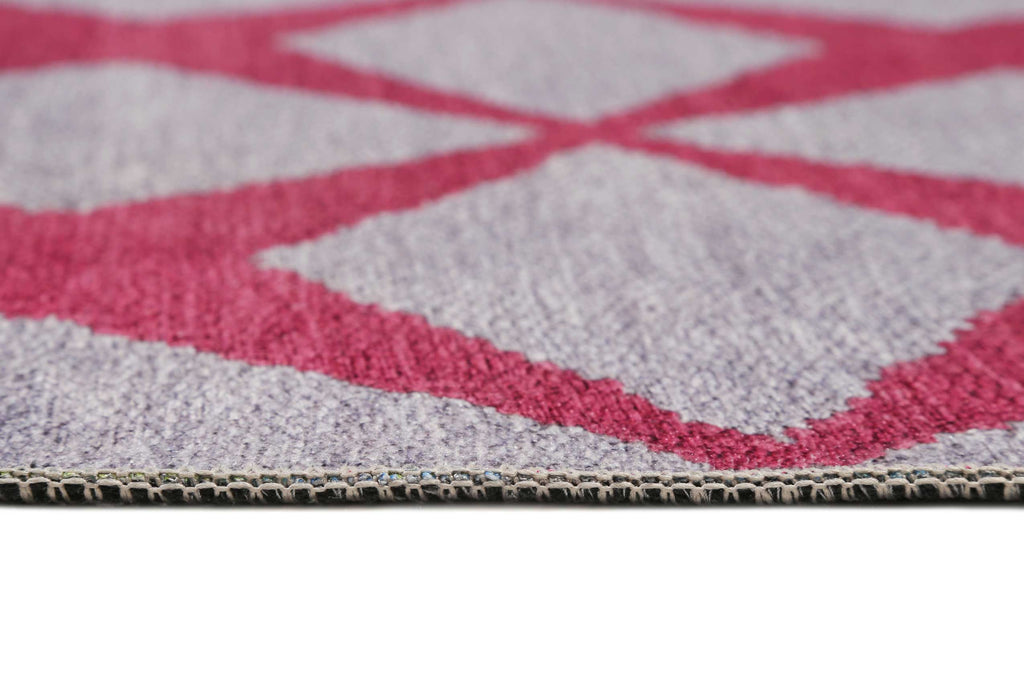 Esprit Teppich Grau Rot "Caledon"