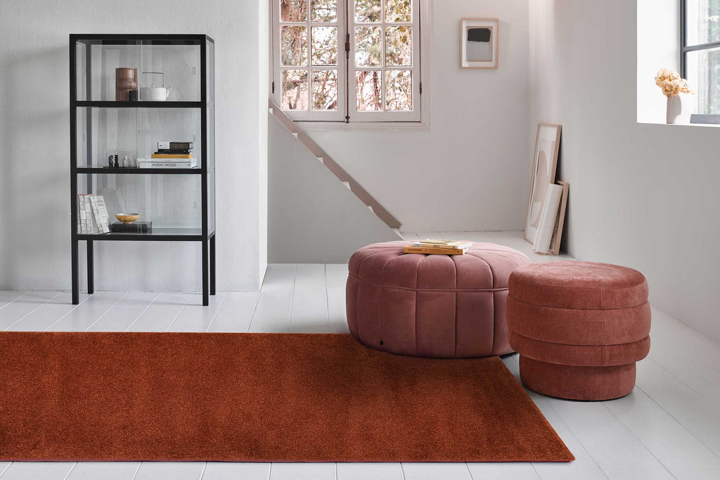 Esprit Teppich Terracotta Kurzflor "California"