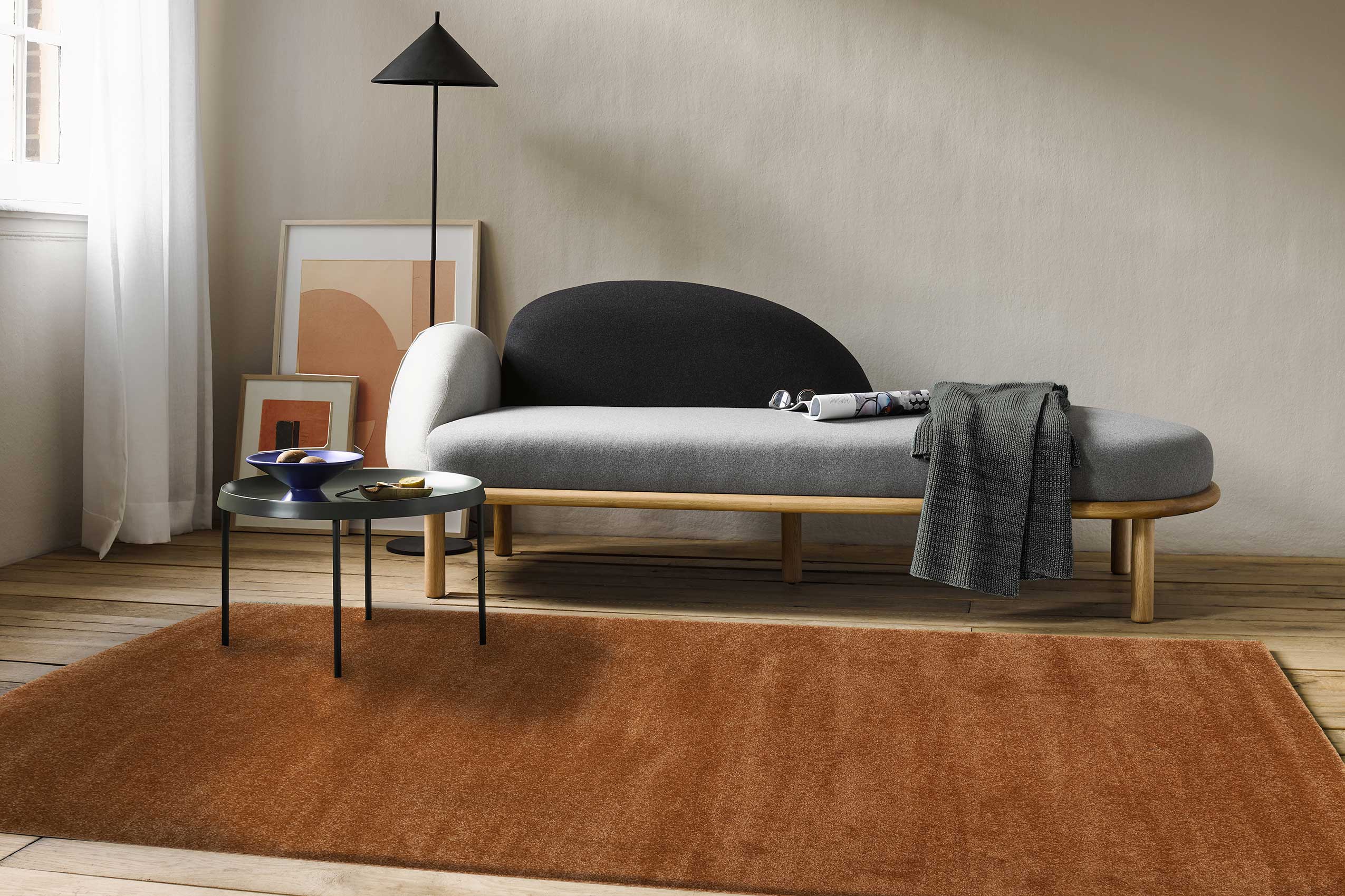 Esprit Teppich Karamell Kurzflor "California"