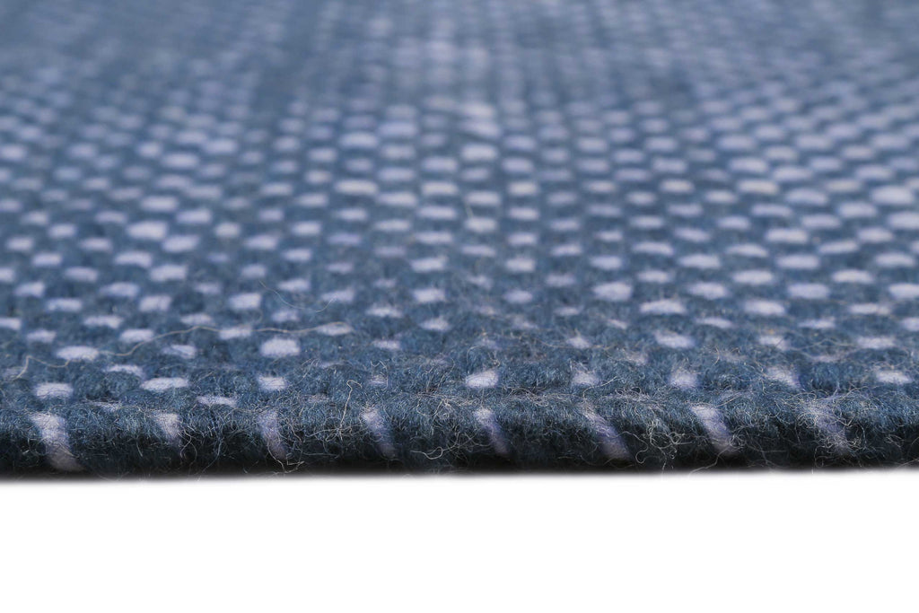 Esprit Handwebteppich Blau aus Wolle "Casa"