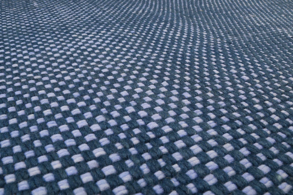 Esprit Handwebteppich Blau aus Wolle "Casa"