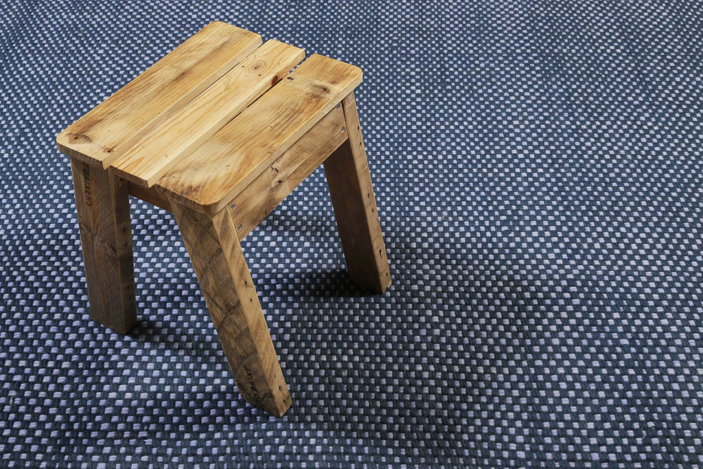 Esprit Handwebteppich Blau aus Wolle "Casa"