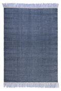Esprit Handwebteppich Blau aus Wolle "Casa"