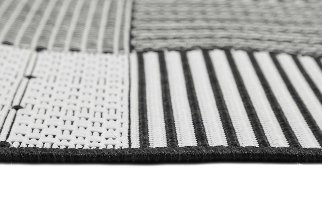 Esprit Teppich Weiß Schwarz In & Outdoor "Chester"