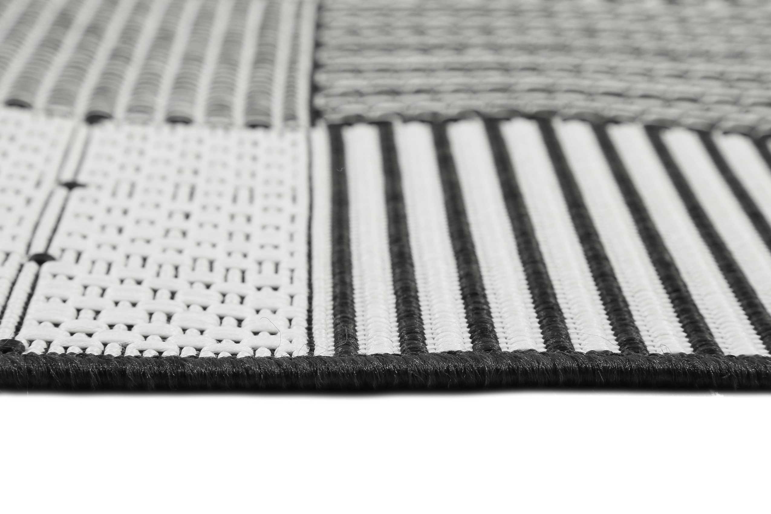 Esprit Teppich Weiß Schwarz In & Outdoor "Chester"
