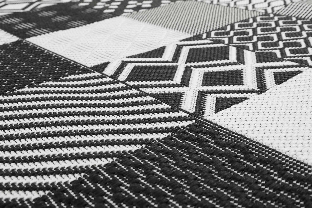 Esprit Teppich Weiß Schwarz In & Outdoor "Chester"