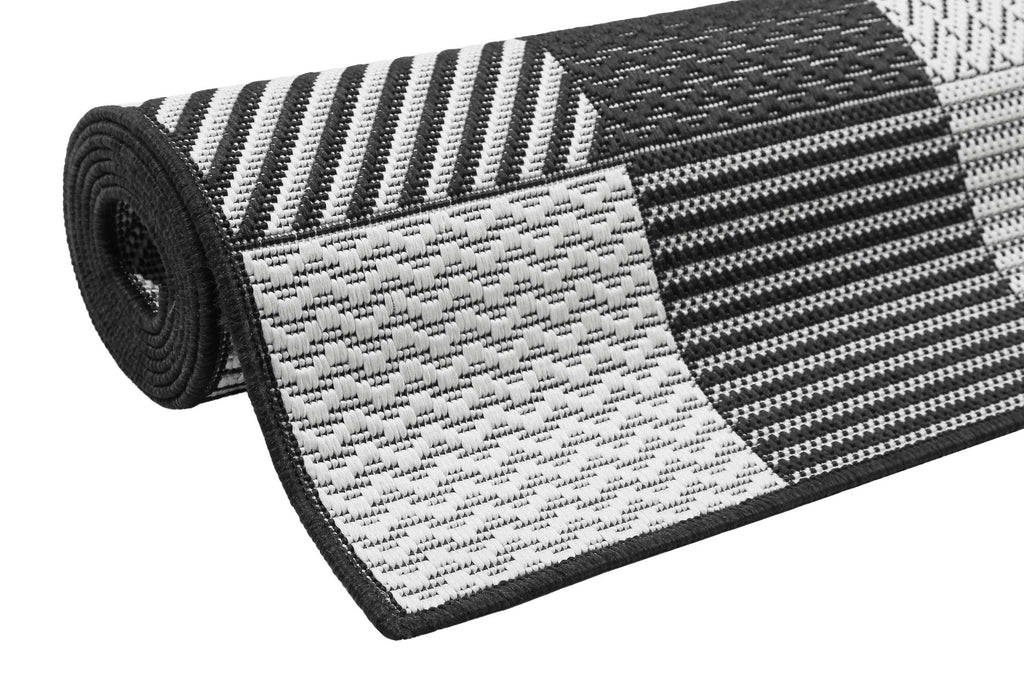 Esprit Teppich Weiß Schwarz In & Outdoor "Chester"