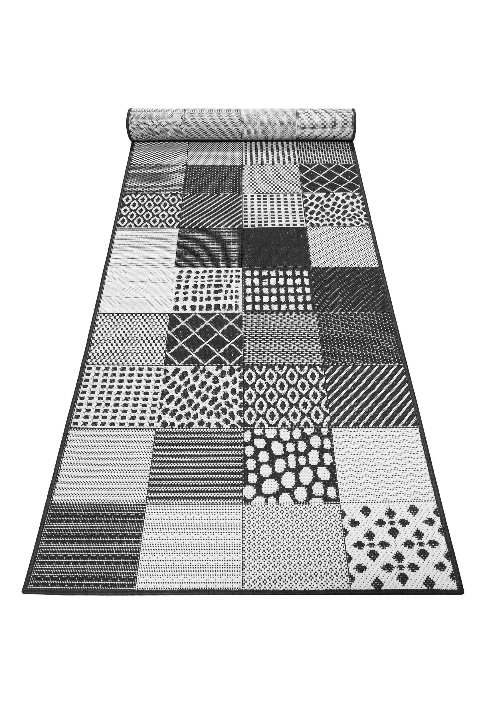 Esprit Teppich Weiß Schwarz In & Outdoor "Chester"