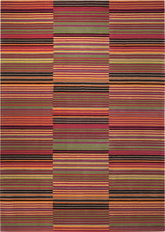 Esprit Kurzflor Teppich "Colorpop" rot grün