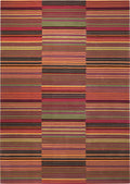 Esprit Kurzflor Teppich "Colorpop" rot grün