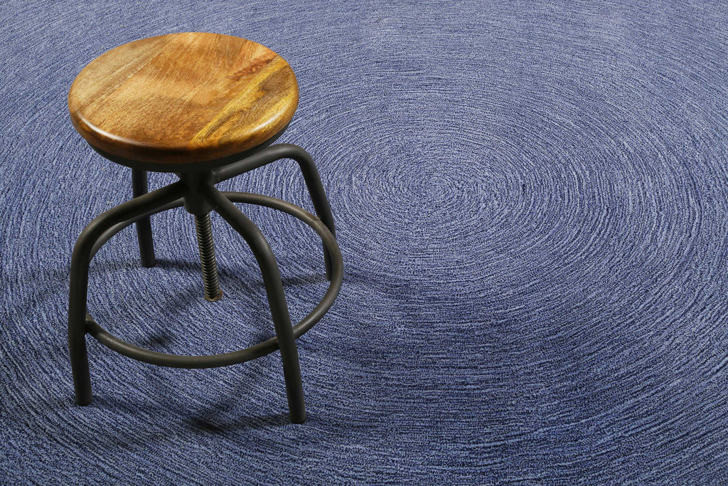 Esprit Teppich Blau meliert aus Wolle "Colour In Motion"