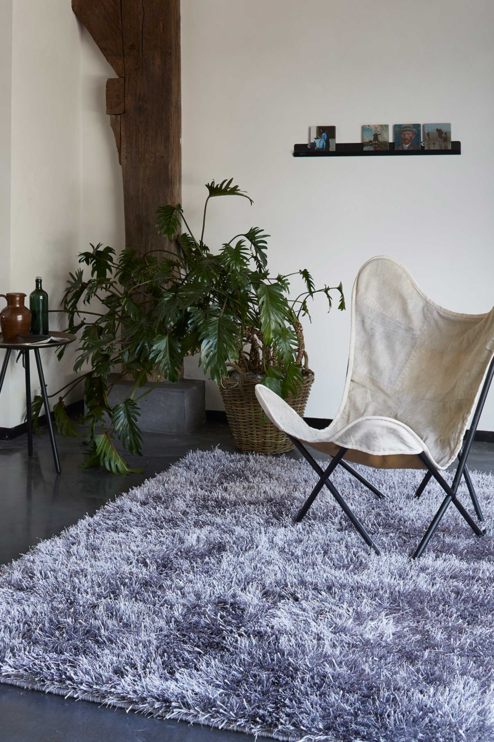 Esprit Hochflor Teppich Grau "Cool Glamour"