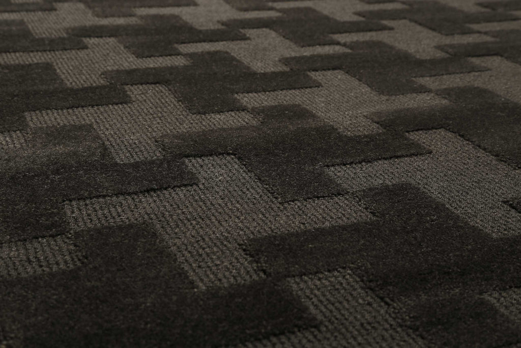 Esprit Teppich Grau Anthrazit aus Wolle "Craft"