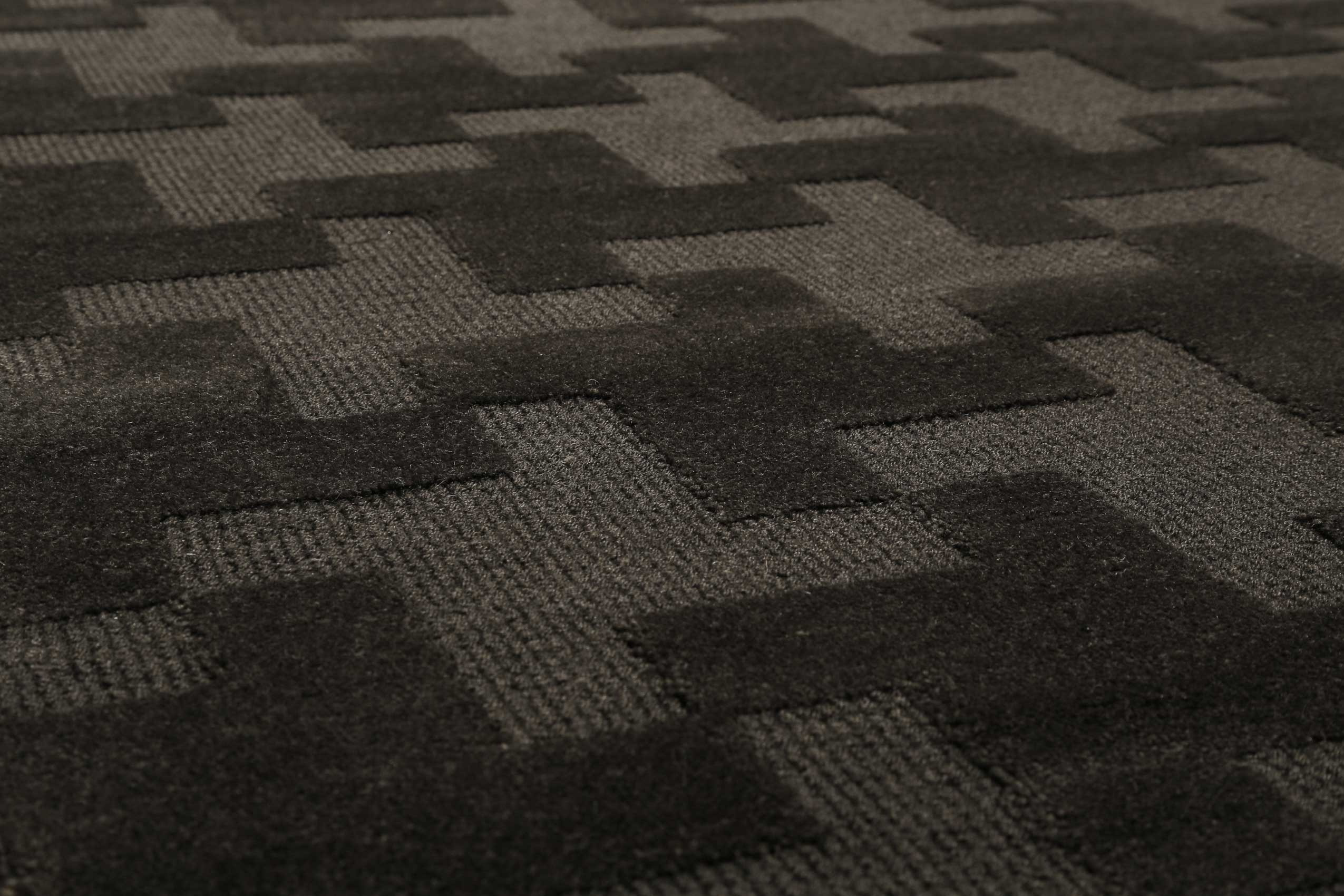 Esprit Teppich Grau Anthrazit aus Wolle "Craft"