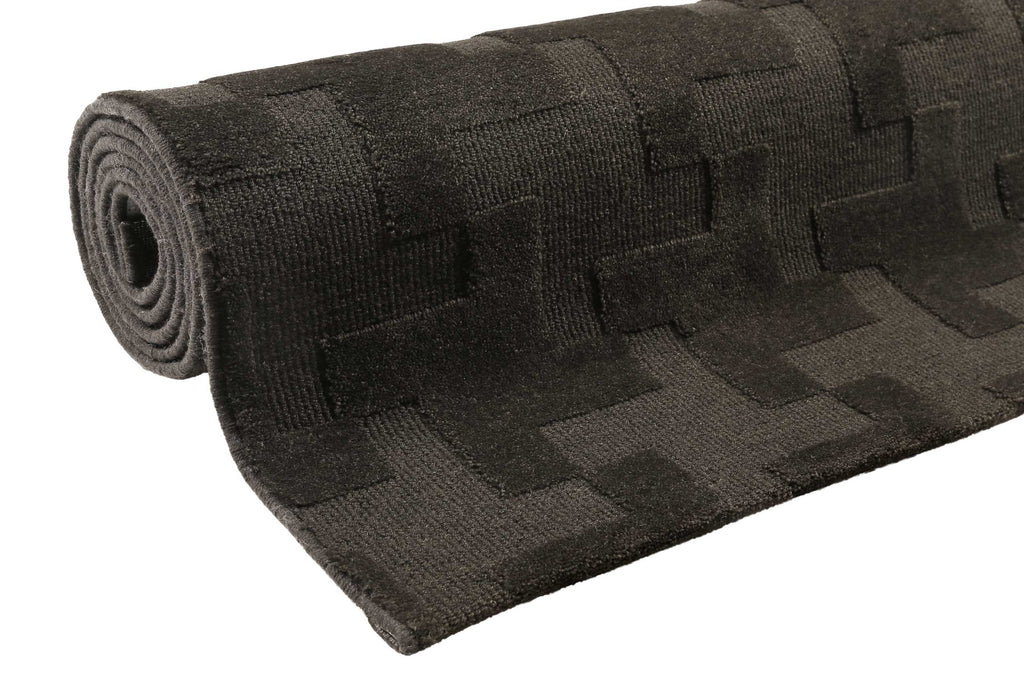 Esprit Teppich Grau Anthrazit aus Wolle "Craft"
