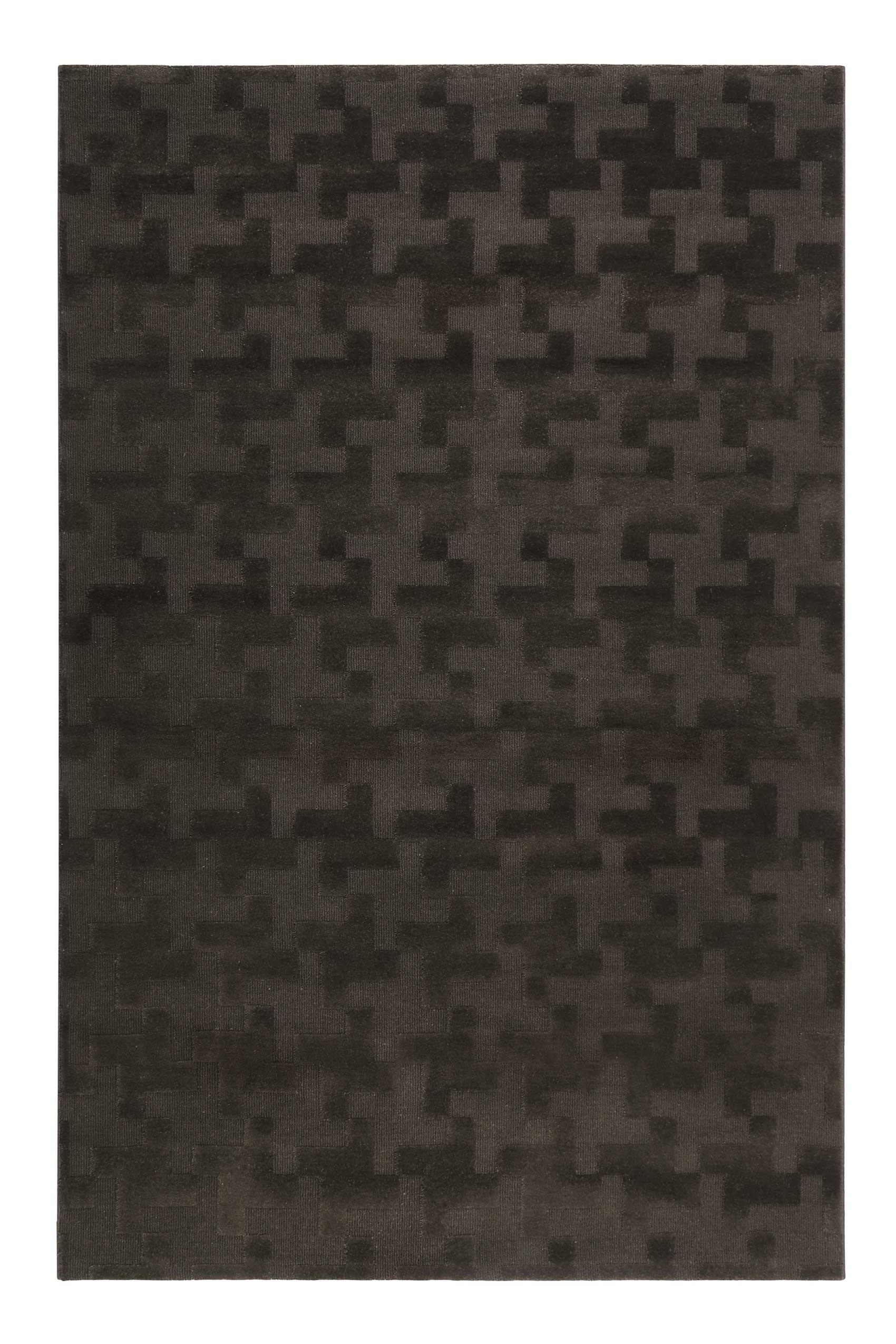 Esprit Teppich Grau Anthrazit aus Wolle "Craft"