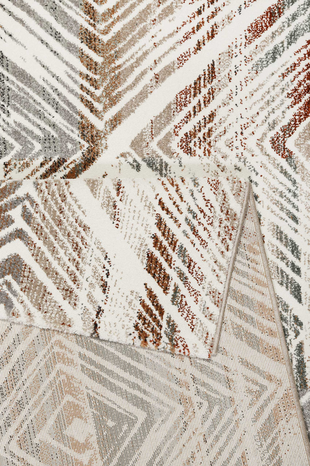 Esprit Teppich Creme Beige Bunt Kurzflor "Cuba"