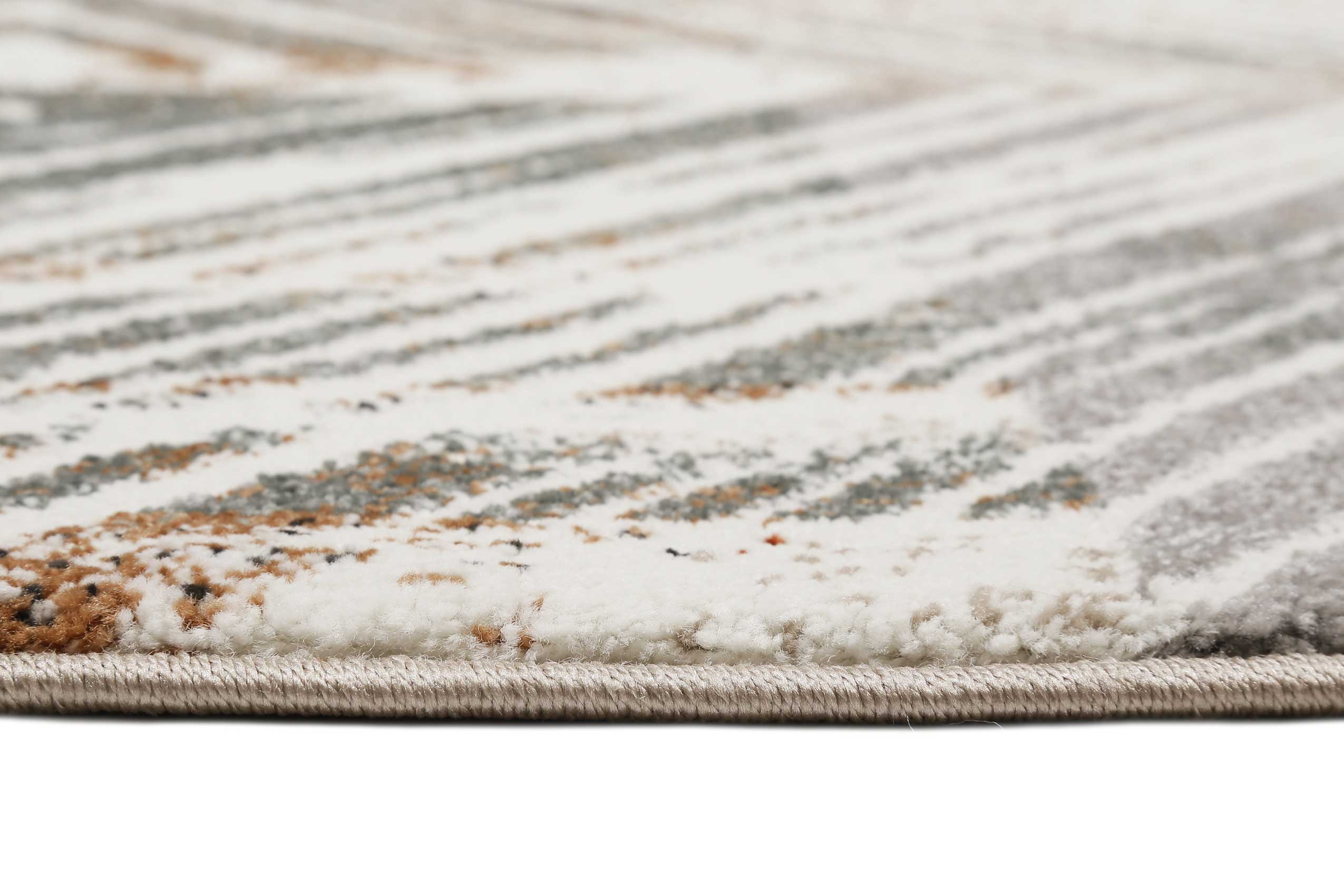Esprit Teppich Creme Beige Bunt Kurzflor "Cuba"