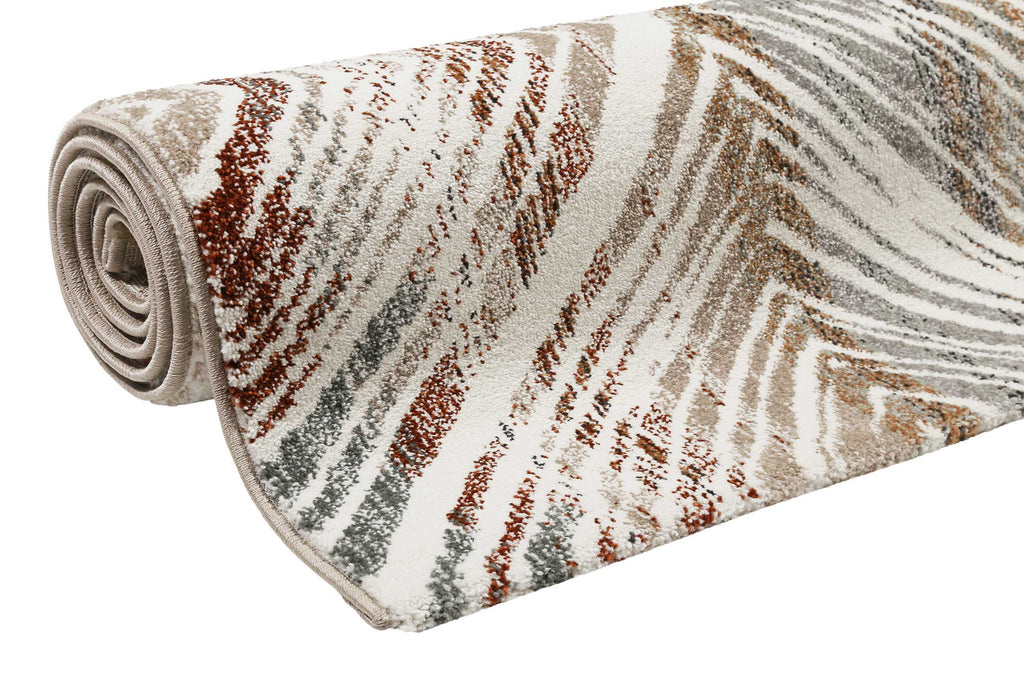 Esprit Teppich Creme Beige Bunt Kurzflor "Cuba"