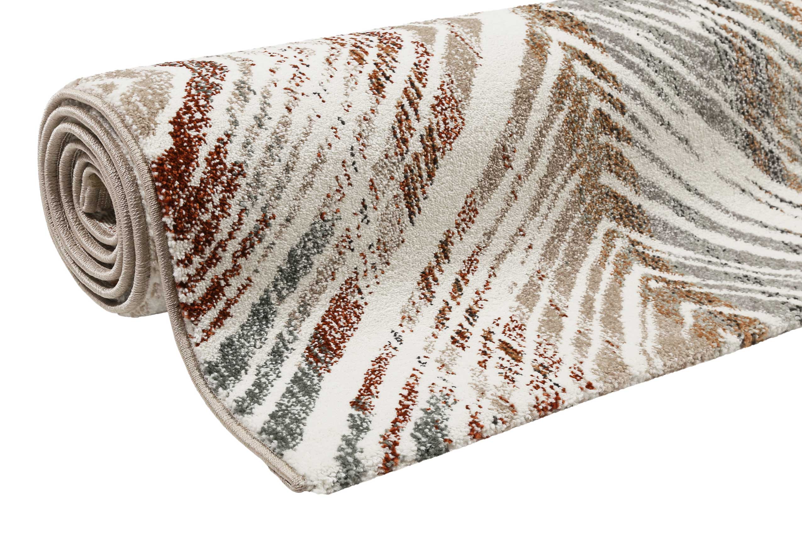 Esprit Teppich Creme Beige Bunt Kurzflor "Cuba"