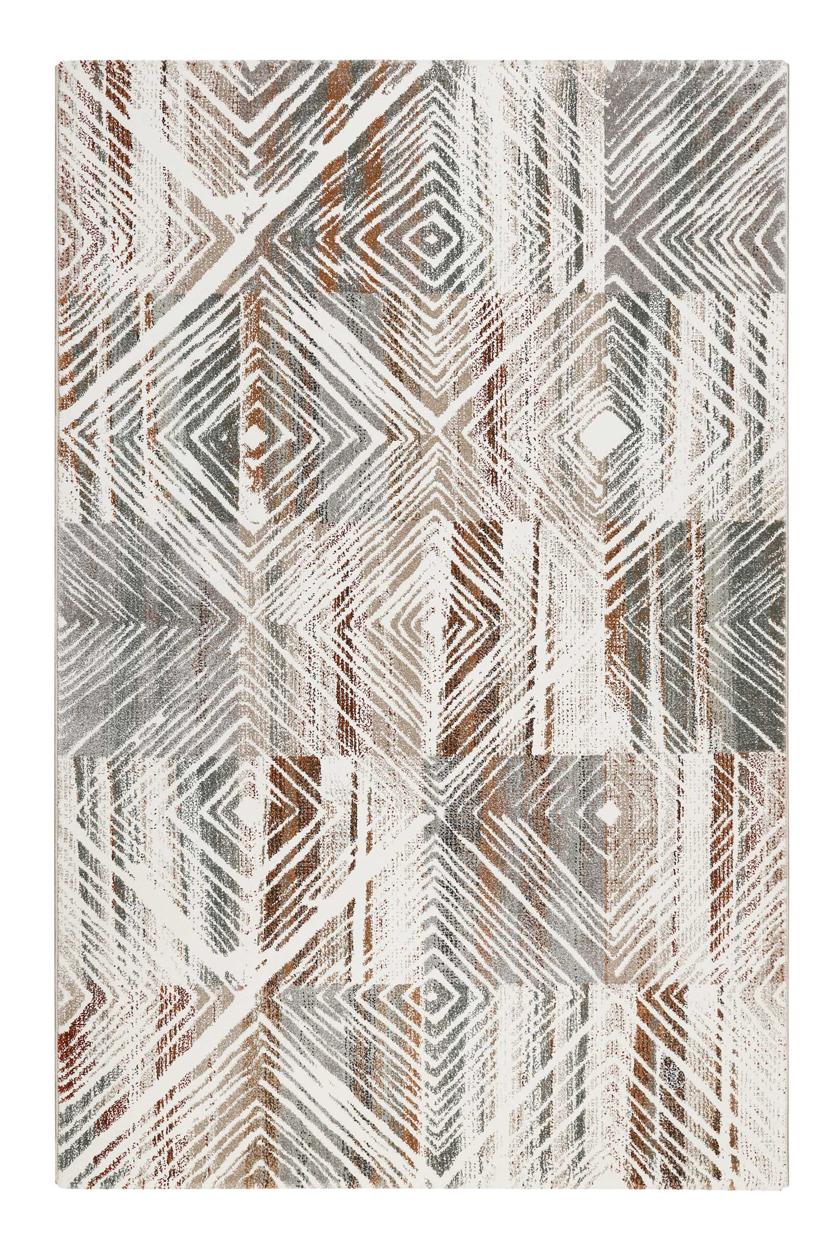 Esprit Teppich Creme Beige Bunt Kurzflor "Cuba"