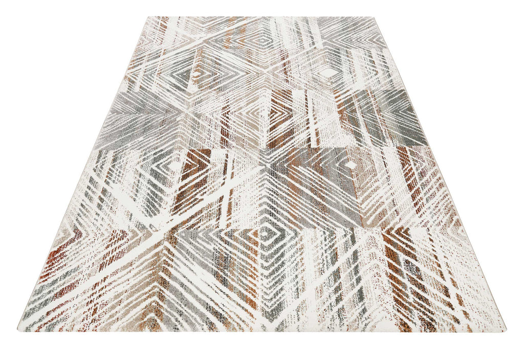 Esprit Teppich Creme Beige Bunt Kurzflor "Cuba"