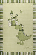 Esprit Kinder Teppich "Dragon&Castle" grün
