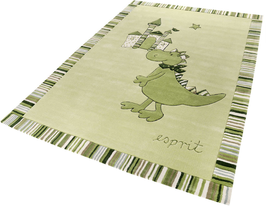 Esprit Kinder Teppich "Dragon&Castle" grün