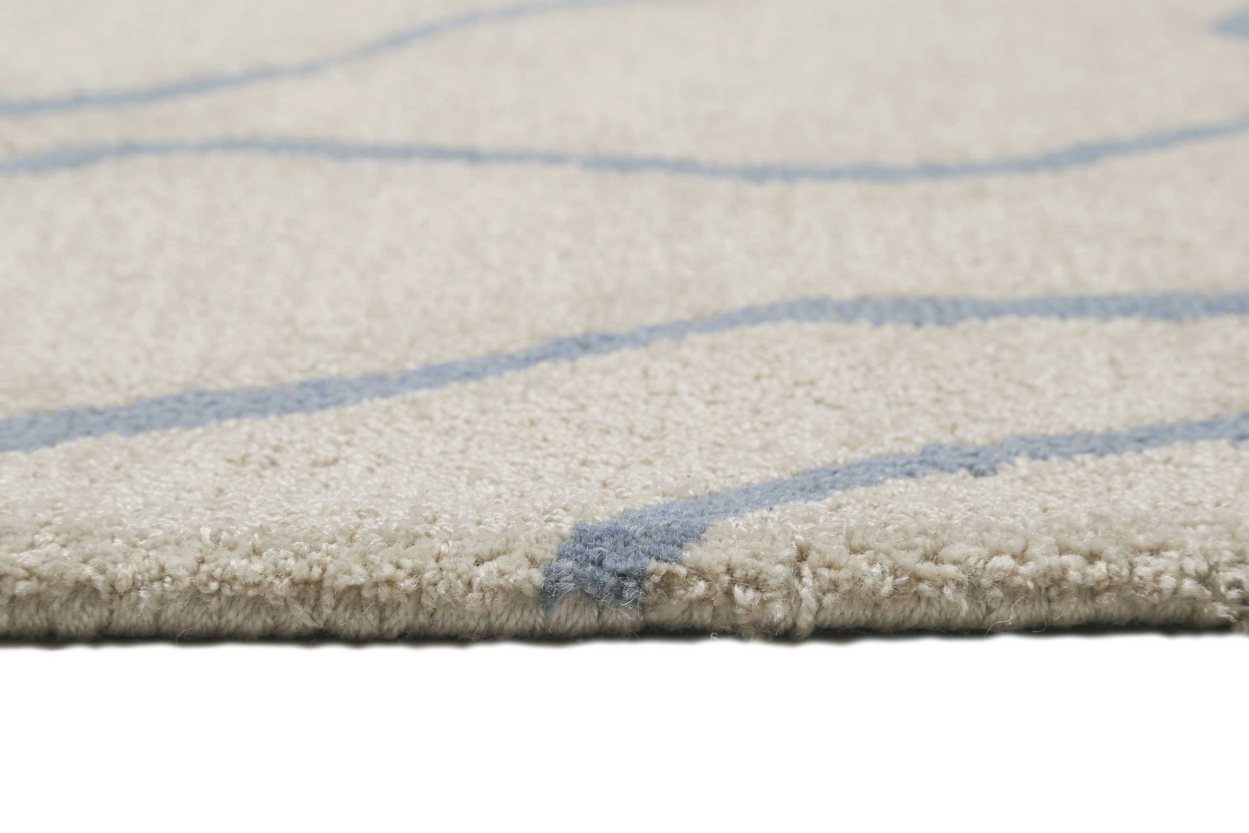 Esprit Kurzflor Teppich Creme Beige "Drive"