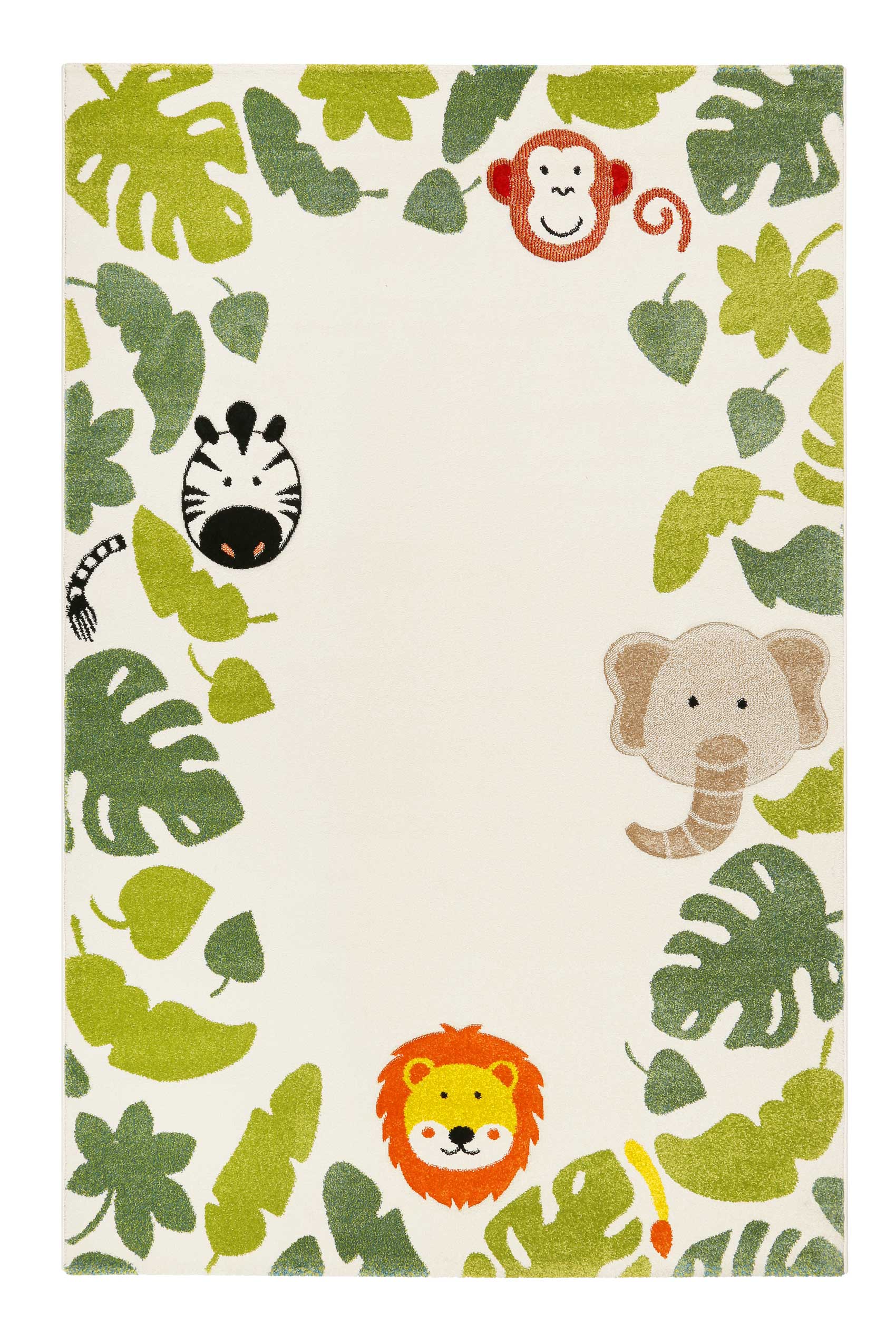 Esprit Kinderteppich Beige Grün "E-Safari"