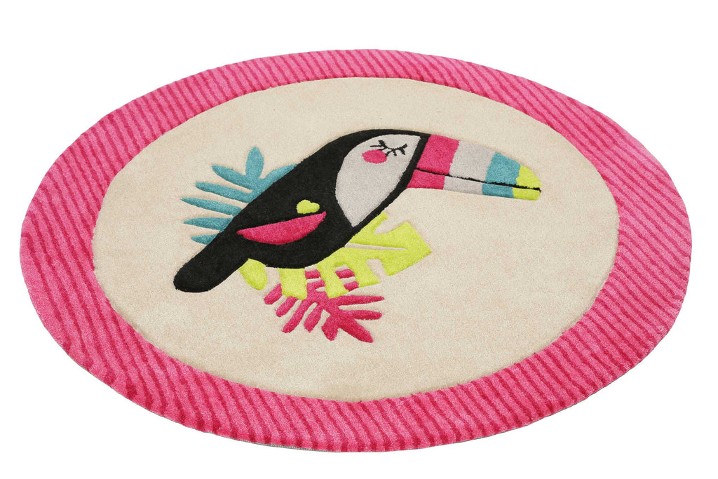 Esprit Kinderteppich Beige Pink "E-Toucan"