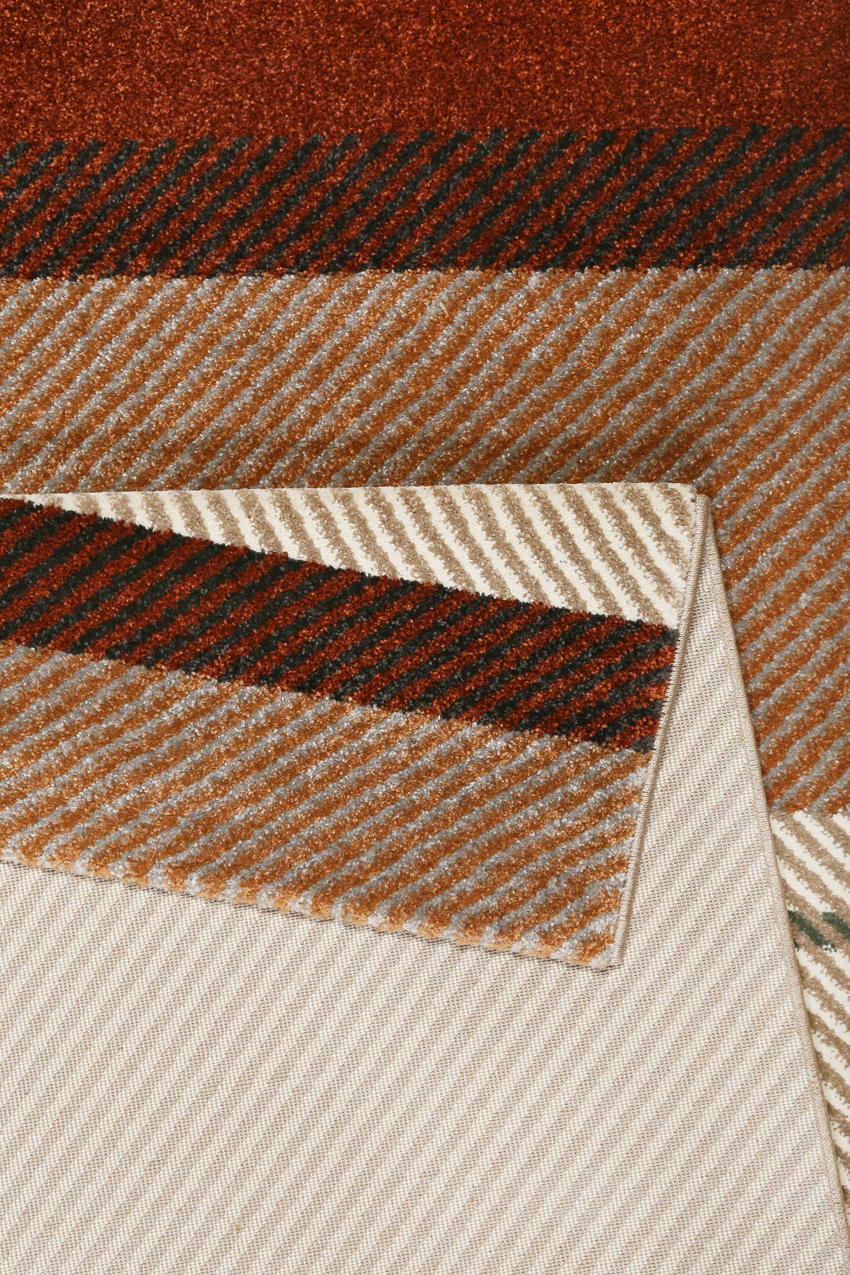 Esprit Teppich Taupe Braun Kurzflor "Eastwood"