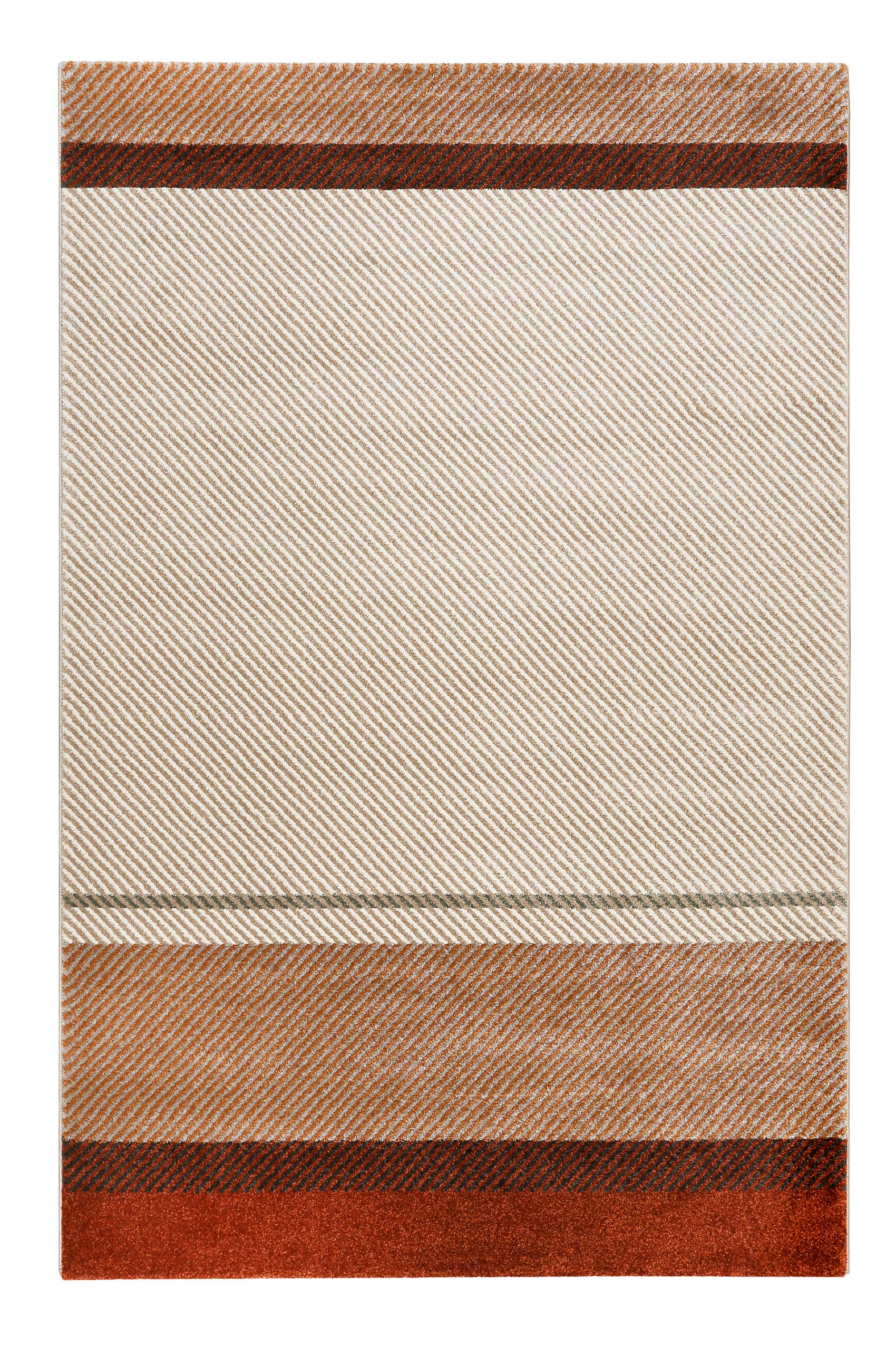 Esprit Teppich Taupe Braun Kurzflor "Eastwood"